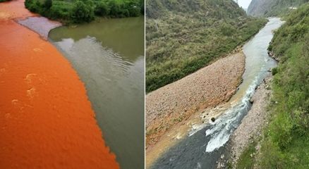 源源不断冒黄水 督察通报的 阴阳河 ,这地死磕这道治水难题